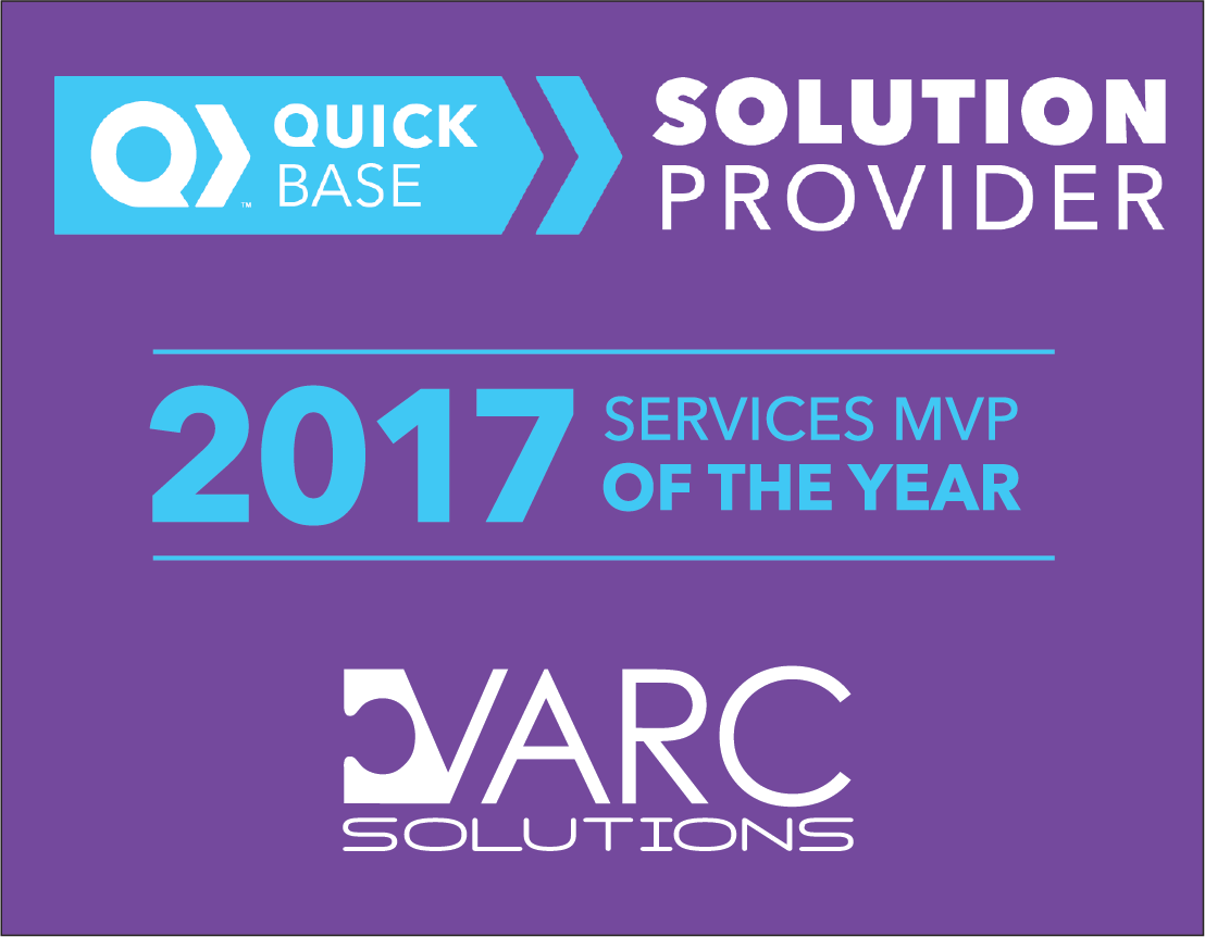 QuickBase Solution Provider 2017 Service MVP Of The Year