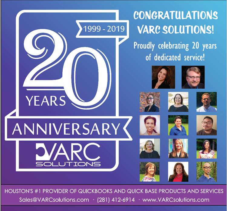 20 Years Anniversary VARC Solutions