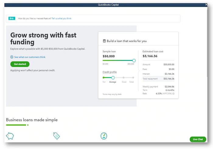 QuickBooks Capital