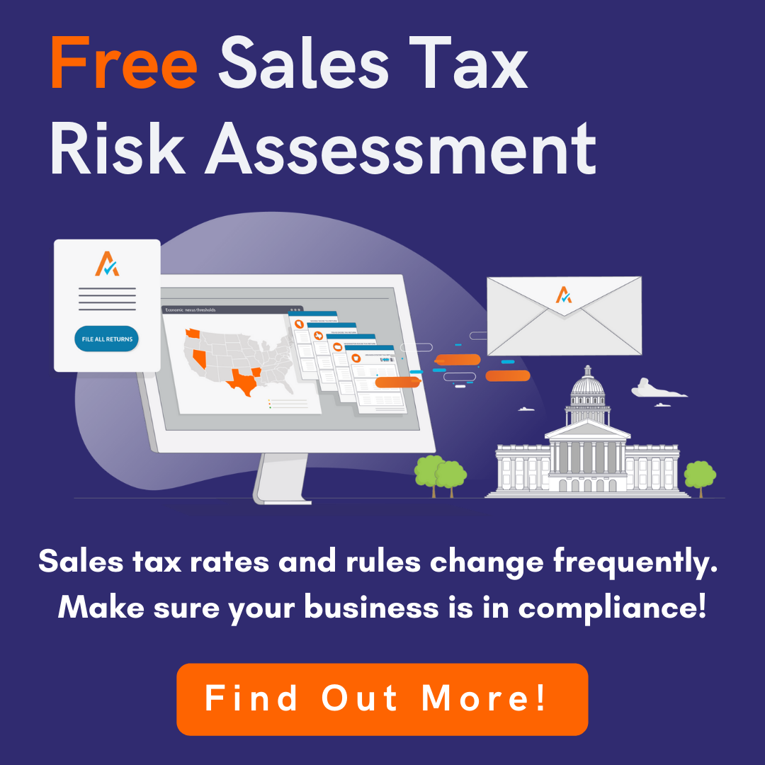 Avalara Free Sales Tax Risk Assessment