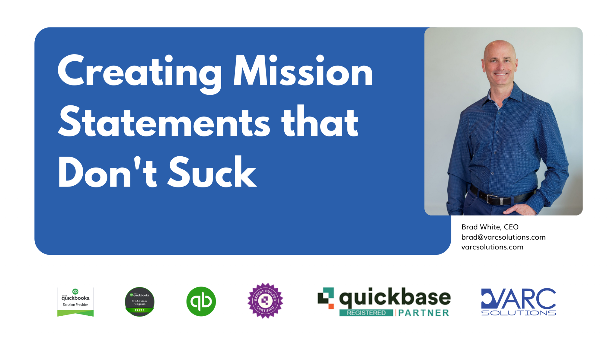 VARC Solutions: QuickBooks Experts | Quickbase Experts